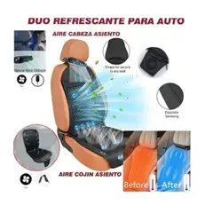 GENERICO - COJIN CON AIRE REFRESCANTE + VENTILADOR DE CABEZA
