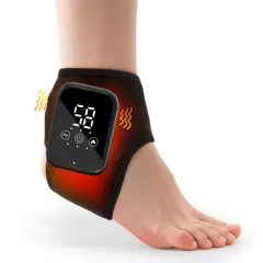 GENERICO - 1 masajeador de tobillo TALON con calor con control de temperatura inteligente pantalla LCD