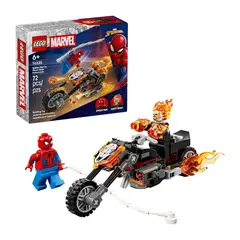 LEGO - Marvel Spider Man vs Ghost Rider Motorcycle 76335