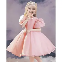 ARELYS - Vestido Niña Princesa Melón Talla 4