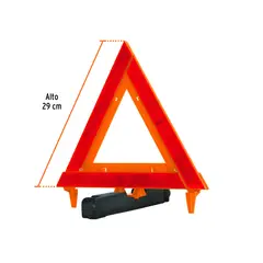 Truper - Triángulo de seguridad, 11", con estuche plástico, 10943