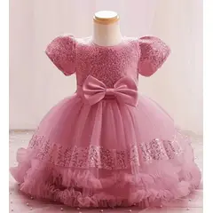 ARELYS - Vestido Princesa Niña Palo Rosa Talla 8