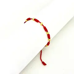 GENERICO - Pulsera Colección 7 Nudos con Billas - Hilo delgado