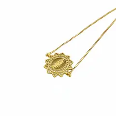 GENERICO - Pulsera regulable de Acero - Dije Virgen de Guadalupe