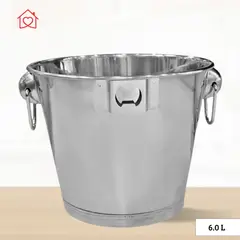 GENERICO - Hielera de Acero Inox con Abridor 6 L