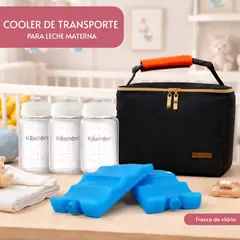 KILLA - COOLER BAG CON GANCHO Frascos de vidrio