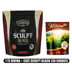 GENERICO - Te divina y Cafe Sculpt Black 30 sobres