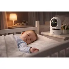 SEISA - Monitor de Bebé Adulto Mayor o Mascota con Vision Nocturna y Voz Bidireccional