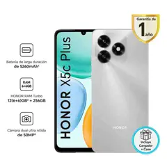 HONOR - X5C PLUS 6GB+256GB METEOR SILVER