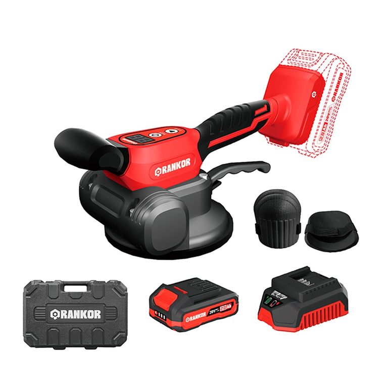 Ventosa Vibradora Para Mayólica 20V Succion 70Kg