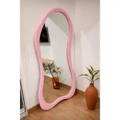 GENERICO - Espejo Decorativo Opulence 170x85 cm Estilo Orgánico Rosado