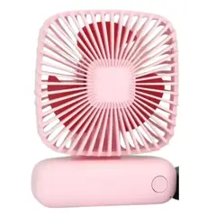 GENERICO - Mini Ventilador Portátil – Frescura con Estilo con 3 Velocidades Recargables Color Rosado