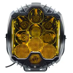 FORCE - Faro De Trabajo 6.5 Pulgadas Ambar Rojo DRL+Fijo Flash 45W