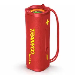 TRANYOO - Parlante Bluetooth Portátil 30W Potente con Luces RGB Graves Reforzados TWS y Manos Libres