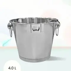 GENERICO - Hielera de Acero Inox con Abridor 4 L