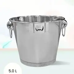 GENERICO - Hielera de Acero Inox con Abridor 5 L