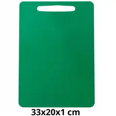 ICHIMATSU - Tabla de Picar Rectangular Verde 33x20x1 cm-