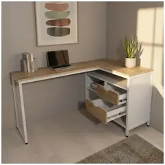 GENERICO - Escritorio en L Gaveta Derecha Thiago Duna Coricha Home