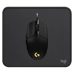 LOGITECH - KIT MOUSE G203 NEGRO Y PAD MOUSE 200X230 NEGRO
