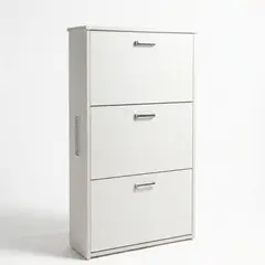 START FG - Zapatera Liverpool color arenacon gabinenes 120×70×27 cm 3 Compartimentos en Melamine Viene Armado