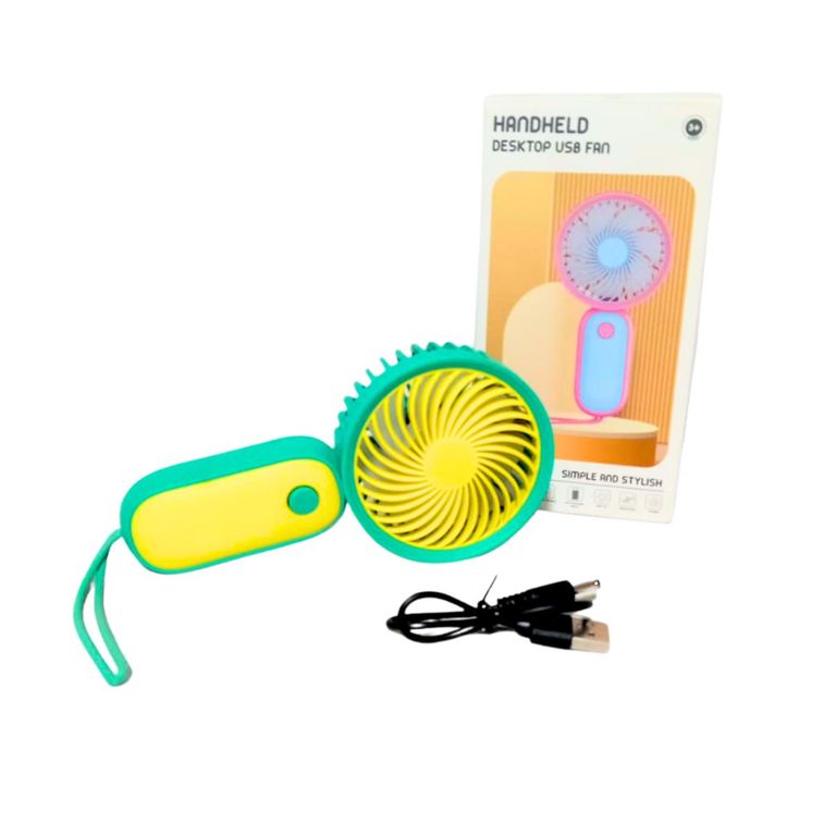 Mini Ventilador Portátil Handheld Desktop USB Fan - Diseño Ultra Compacto