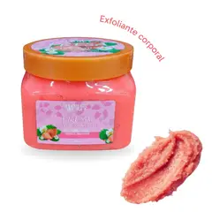GENERICO - Exfoliante Corporal de AZUCAR Y SAL 500ML FRESA