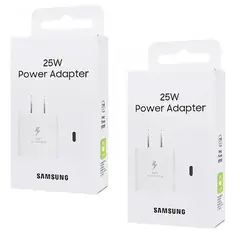 SAMSUNG - Set 2U 25W Power Adapter de Pared Standby Vietnam Blanco