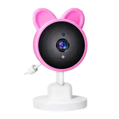 SEISA - Cámara para Bebé WiFi Full HD con Visión Nocturna Audio Bidireccional y Sensor de Temperatura