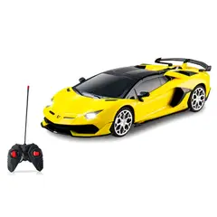 GENERICO - CARRITO A CONTROL REMOTO LAMBORGHINI AVENTADOR SVJ ROADSTER-124-27 MHZ