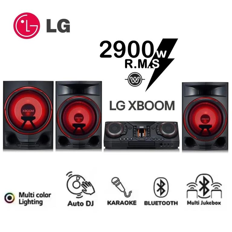MINICOMPONENTE XBOOM CL88 2900W BLUETOOH KARAOKE PARTY LINK