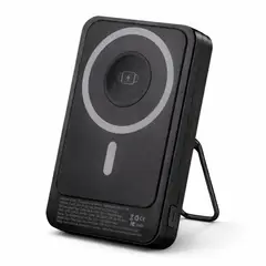 GENERICO - Power Bank Magnético Inalámbrico 10000 mAh con PD 22.5W Cable Tipo C Integrado y Puerto USB + Tipo C