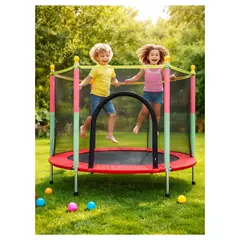 GENERICO - Trampolín Infantil con Malla de Seguridad