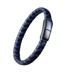 ARMUZ - Pulsera de Cuero - Hasan Azul