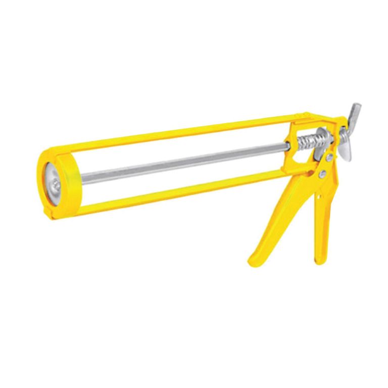 Pistola para Silicona Tipo Esqueleto C&A - Amarilla