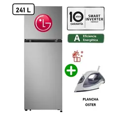 LG - Refrigeradora VT24BPY 241L Plateado