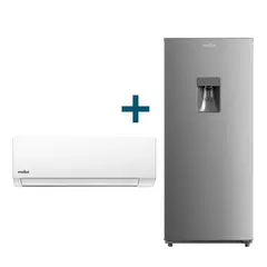 MABE - Combo Refrigerador Frost 187L +Aire Acondicionado 9000BTU