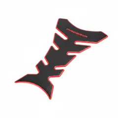 GENERICO - Sticker Protector Para Tanque De Moto Color Rojo Jebe 1Pcs