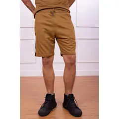 DM DEXMEN - Short Dexmen Franja Camel