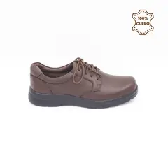 FAR WEST - Zapatos Escolares - Colegio Niño Finn Cuero Marrón