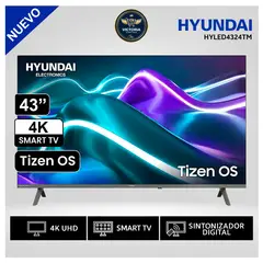 HYUNDAI - Televisor 43 HYLED4324TM FHD 4K SMART TV