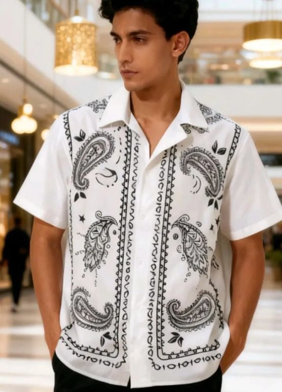 Camisa Dexmen Bandana Noir