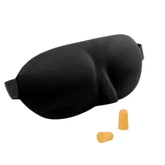 GENERICO - Kit Antifaz y Tapones Auditivos para Dormir