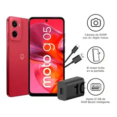 MOTOROLA - Motoroa G05 4+128GB COLOR ROJO