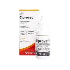 LABYES - Ciprovet Ciprofloxacina Frasco 5ml