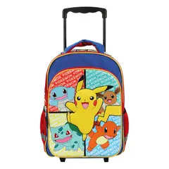 POKEMON - Mochila Pikachu And Favorite Characters Con Ruedas Bioworld