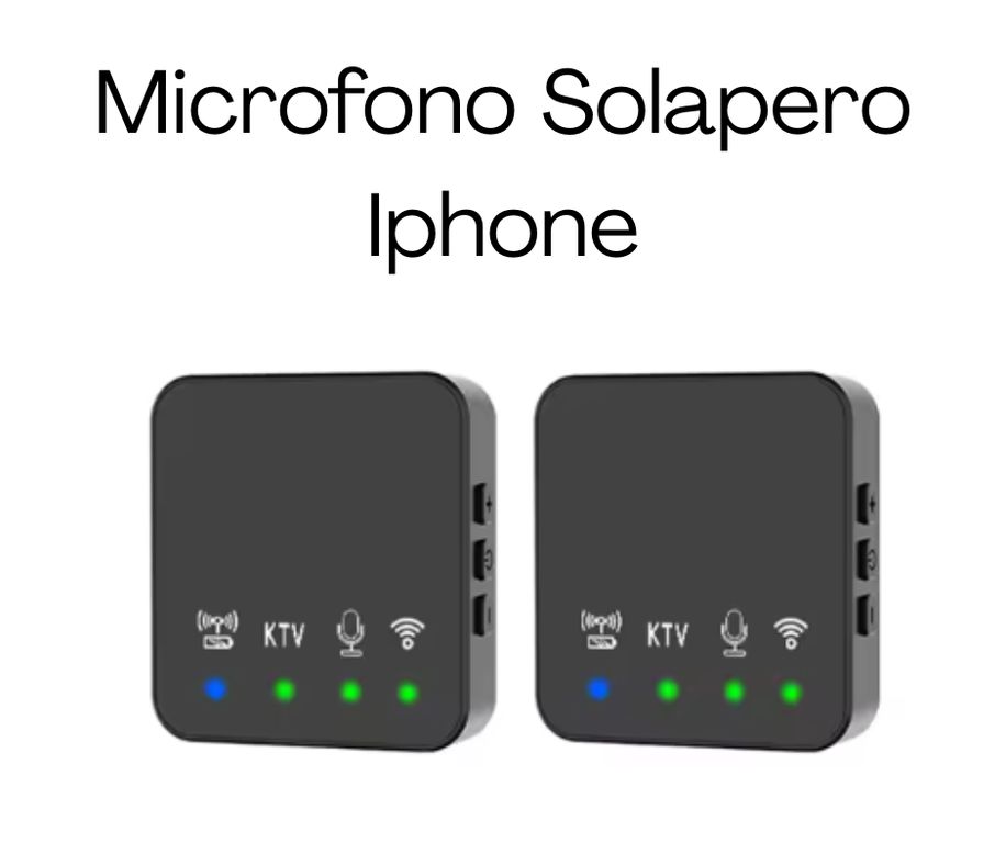 Micrófono Solapero Inalámbrico x2 Iphone R10