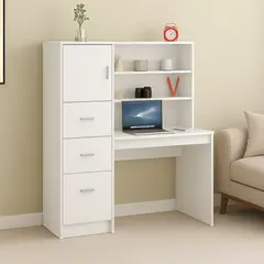 GENERICO - Escritorio con Estante Ensueño de Melamina Capri