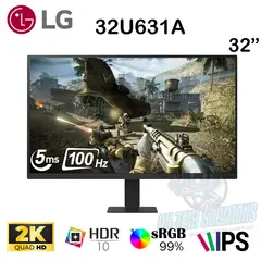 LG - MONITOR PLANO 32U631A QHD 32 " IPS 100Hz 5Ms HDR10 USB-C
