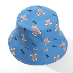 KAST PE - Bucket hat Kodiak Azul 50cm: Gorro playa niño 9 meses a 2 años