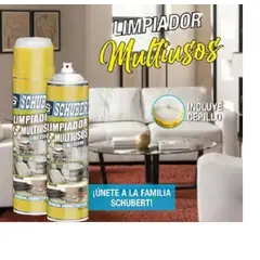 GENERICO - ESPUMA LIMPIADORA MULTIUSOS PACK DE 2 SCHUBERT 650 ML